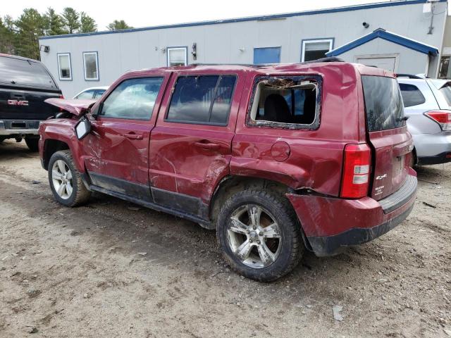 1C4NJRFB6ED641573 - 2014 JEEP PATRIOT LATITUDE MAROON photo 2