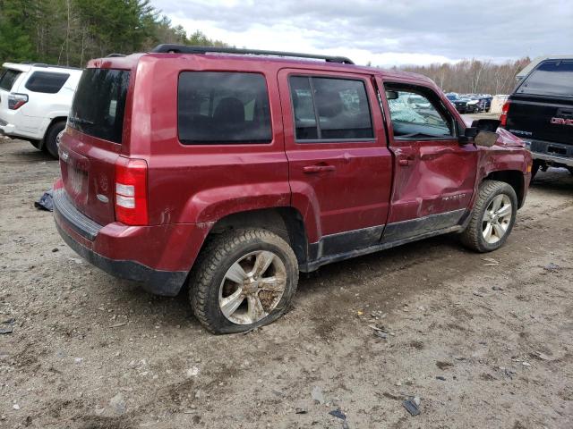 1C4NJRFB6ED641573 - 2014 JEEP PATRIOT LATITUDE MAROON photo 3