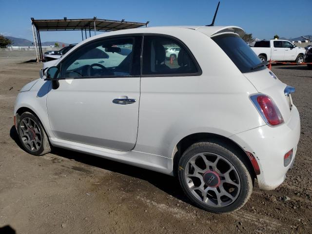 3C3CFFBR0FT576195 - 2015 FIAT 500 SPORT WHITE photo 2