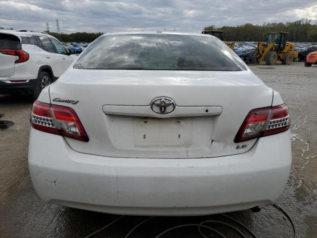 4T1BF3EK9BU691278 - 2011 TOYOTA CAMRY BASE WHITE photo 6