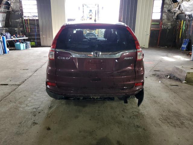 5J6RM4H53GL072882 - 2016 HONDA CR-V EX BURGUNDY photo 6