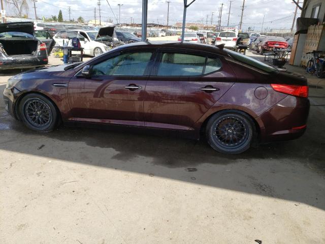 5XXGM4A74DG132737 - 2013 KIA OPTIMA LX BURGUNDY photo 2