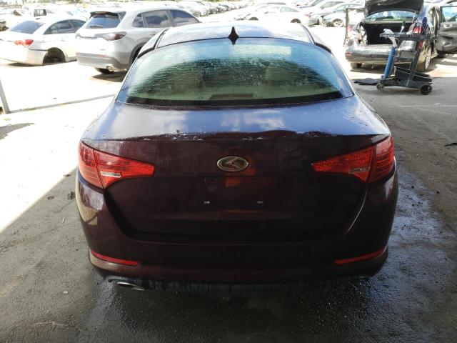 5XXGM4A74DG132737 - 2013 KIA OPTIMA LX BURGUNDY photo 6