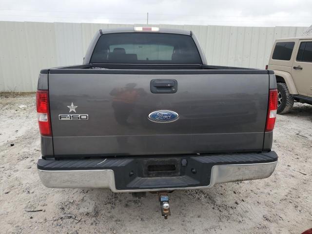 1FTRW12W26FB64935 - 2006 FORD F150 SUPERCREW GRAY photo 6