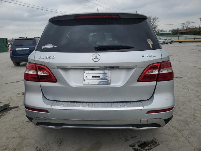4JGDA5HB6CA077306 - 2012 MERCEDES-BENZ ML 350 4MATIC SILVER photo 6