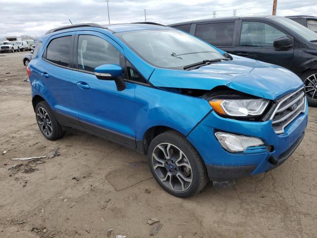 MAJ6P1UL1JC249025 - 2018 FORD ECOSPORT SE BLUE photo 4