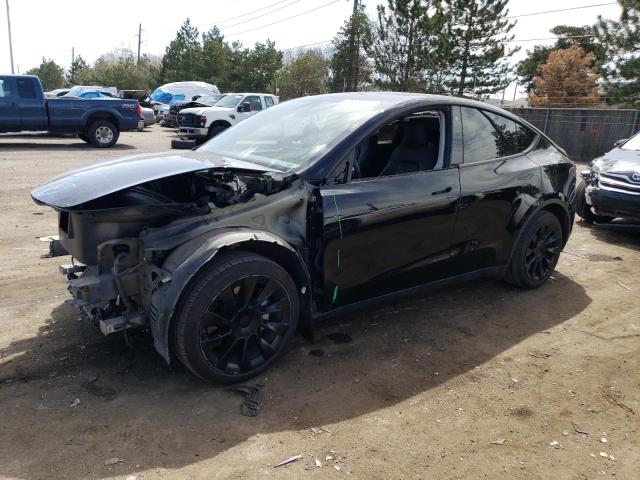 5YJYGDEE8MF143988 - 2021 TESLA MODEL Y BLACK photo 1