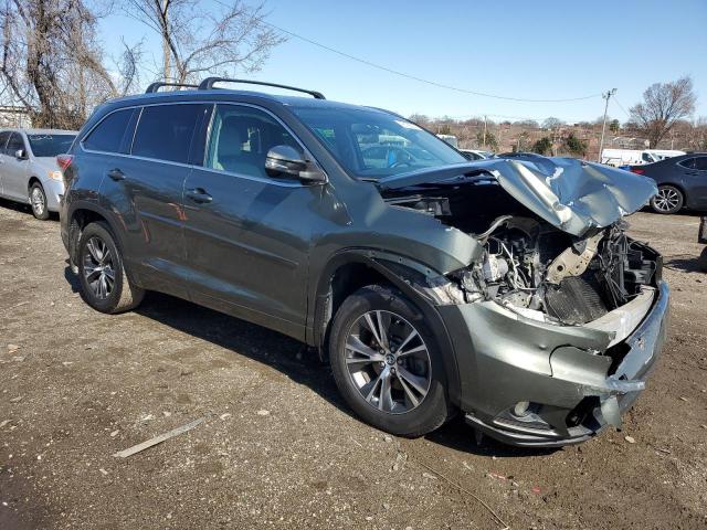 5TDJKRFH0GS295169 - 2016 TOYOTA HIGHLANDER XLE GRAY photo 4