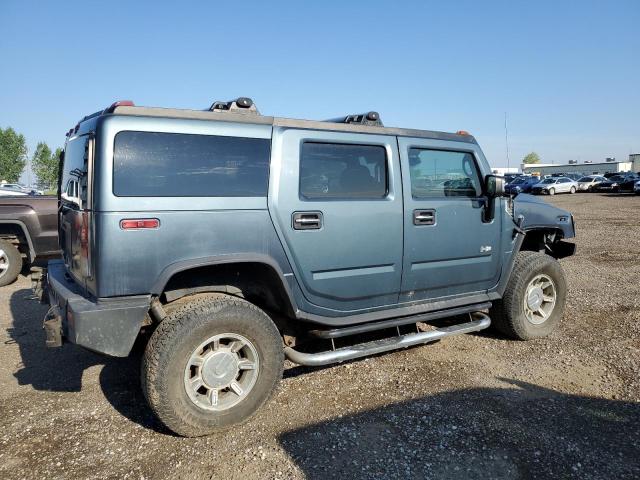 5GRGN23U56H102932 - 2006 HUMMER H2 BLUE photo 3