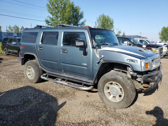 5GRGN23U56H102932 - 2006 HUMMER H2 BLUE photo 4