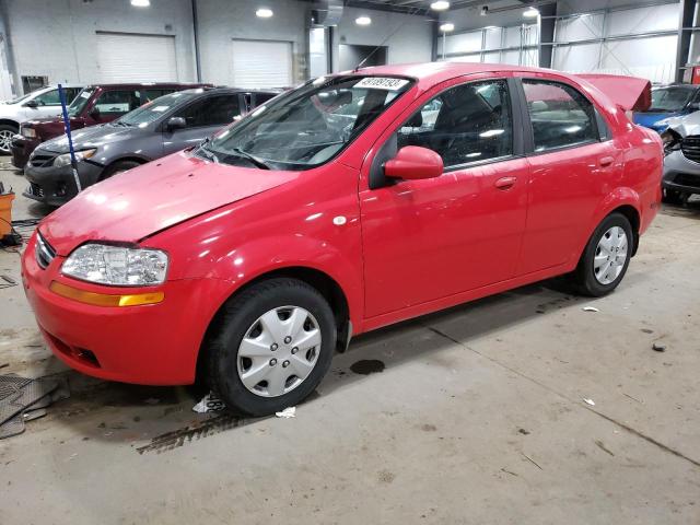 KL1TD52665B493444 - 2005 CHEVROLET AVEO BASE RED photo 1