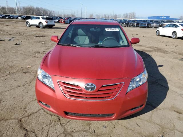 4T1BK46K77U025950 - 2007 TOYOTA CAMRY LE RED photo 5