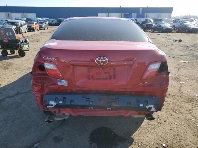 4T1BK46K77U025950 - 2007 TOYOTA CAMRY LE RED photo 6