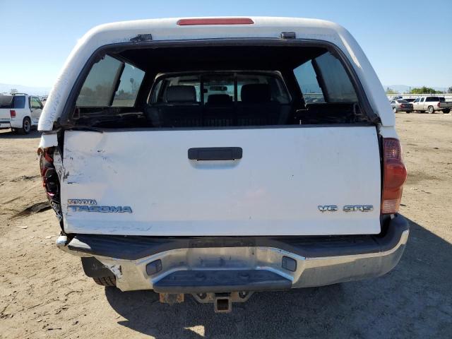 5TEMU52N06Z232926 - 2006 TOYOTA TACOMA DOUBLE CAB LONG BED WHITE photo 6