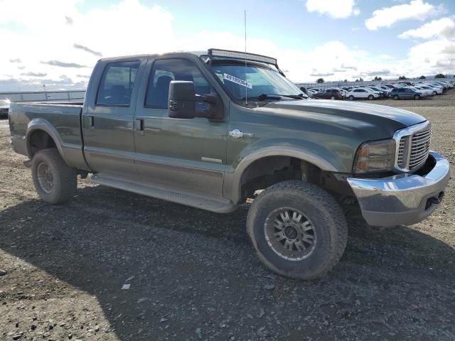 1FTNW21PX4EA27498 - 2004 FORD F250 SUPER DUTY GREEN photo 4