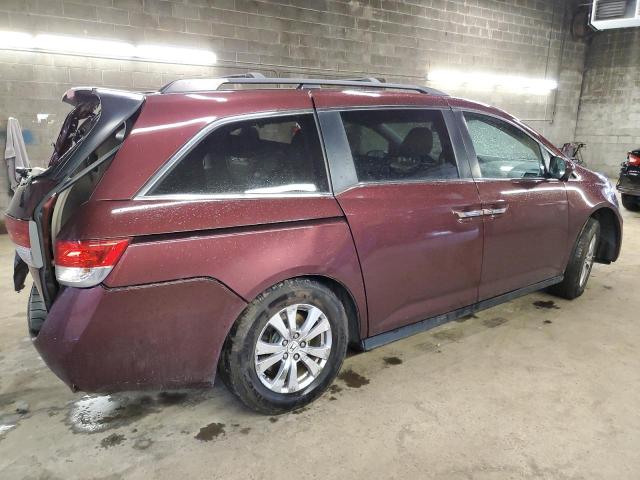 5FNRL5H62GB046834 - 2016 HONDA ODYSSEY EXL BURGUNDY photo 3