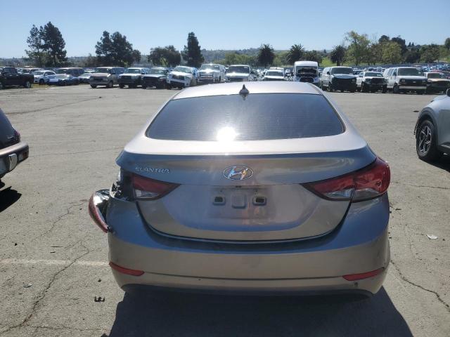 5NPDH4AE6GH721769 - 2016 HYUNDAI ELANTRA SE BROWN photo 6