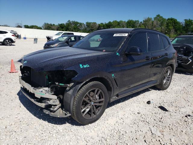 5UXTR9C54KLP92359 - 2019 BMW X3 XDRIVE30I BLUE photo 1