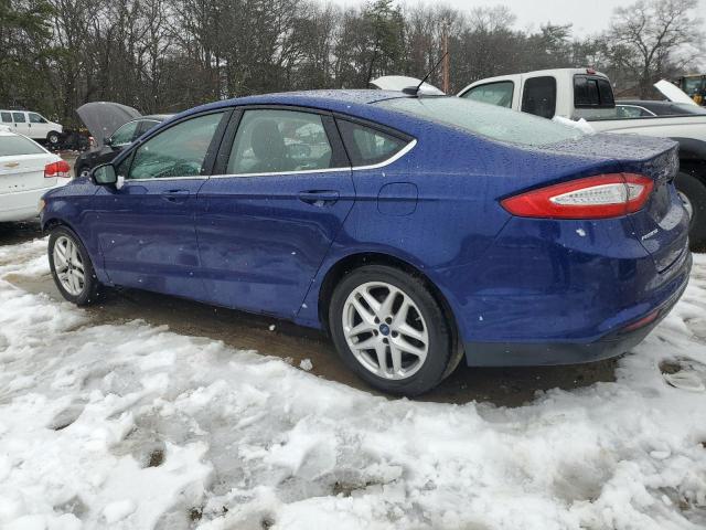 1FA6P0H74G5118188 - 2016 FORD FUSION SE BLUE photo 2