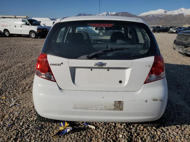 KL1TD66607B731582 - 2007 CHEVROLET AVEO BASE WHITE photo 6