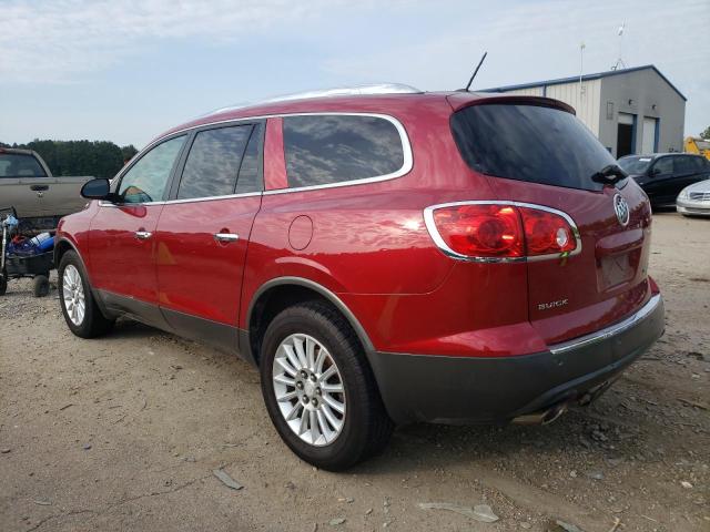 5GAKRCED8CJ116140 - 2012 BUICK ENCLAVE RED photo 2