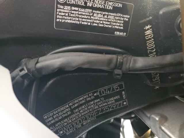 WB10D2109FZ352977 - 2015 BMW S 1000 RR RED photo 10