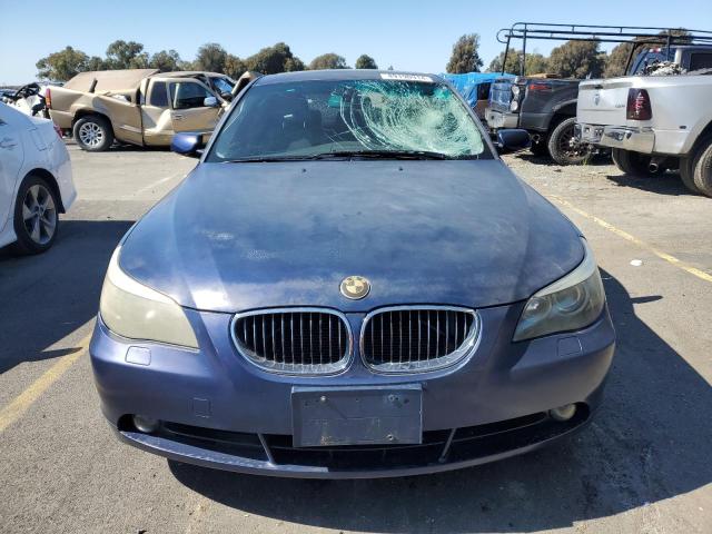 WBANB335X4B112062 - 2004 BMW 545 I BLUE photo 5