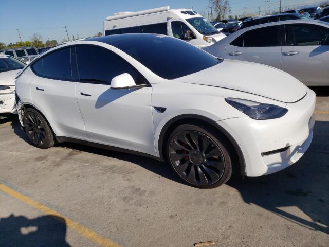 7SAYGDEF9NF551106 - 2022 TESLA MODEL Y WHITE photo 4