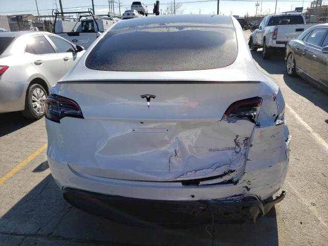 7SAYGDEF9NF551106 - 2022 TESLA MODEL Y WHITE photo 6