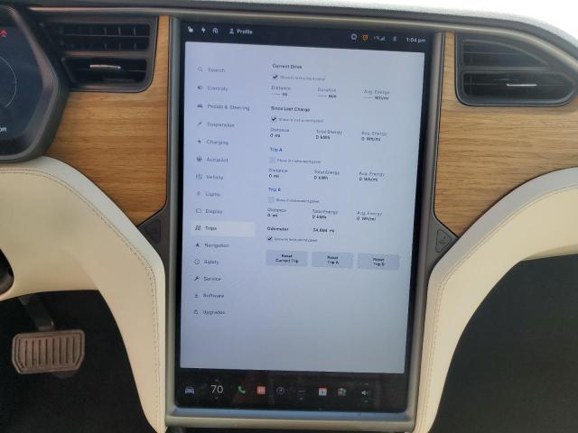 5YJXCDE29KF158932 - 2019 TESLA MODEL X GRAY photo 9