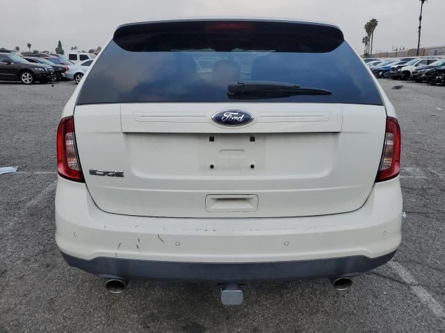 2FMDK3GC9DBC85455 - 2013 FORD EDGE SE WHITE photo 6