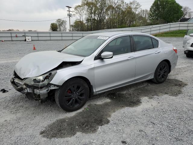 1HGCR2F3XDA068663 - 2013 HONDA ACCORD LX SILVER photo 1