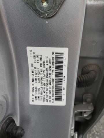 1HGCR2F3XDA068663 - 2013 HONDA ACCORD LX SILVER photo 12