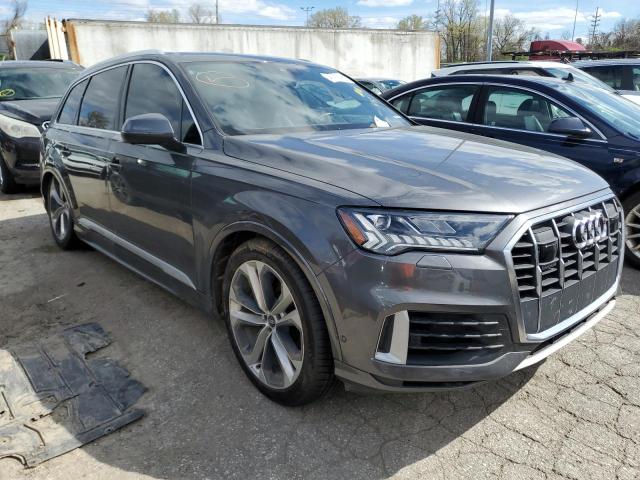WA1VXAF78MD040900 - 2021 AUDI Q7 PRESTIGE GRAY photo 4