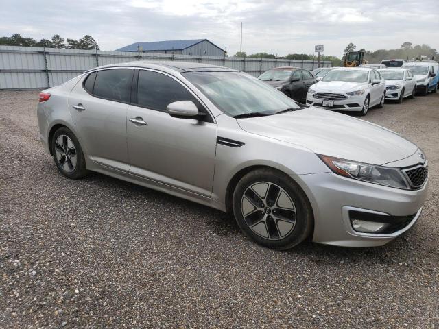 KNAGM4ADXC5032292 - 2012 KIA OPTIMA HYBRID SILVER photo 4