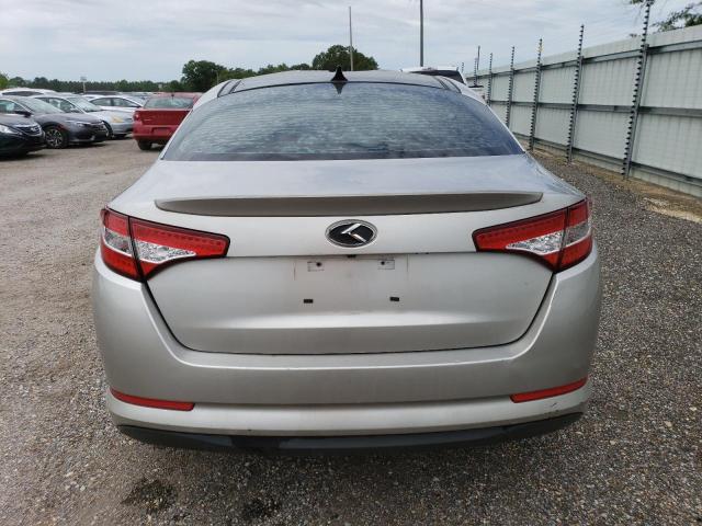 KNAGM4ADXC5032292 - 2012 KIA OPTIMA HYBRID SILVER photo 6