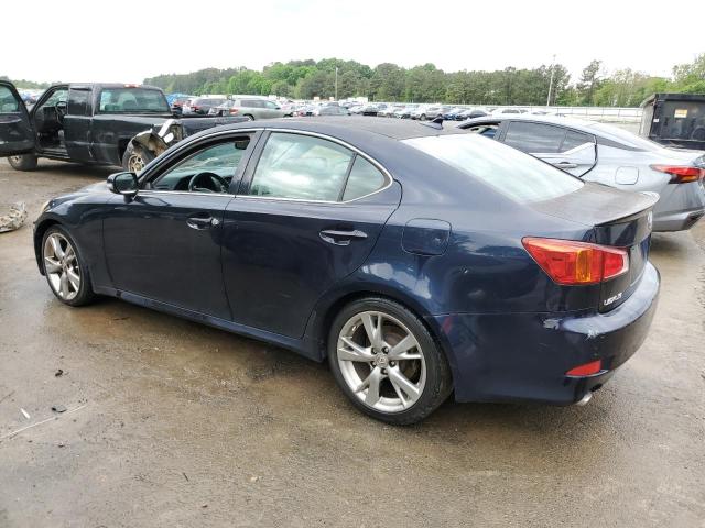 JTHBK262X95088352 - 2009 LEXUS IS 250 BLUE photo 2