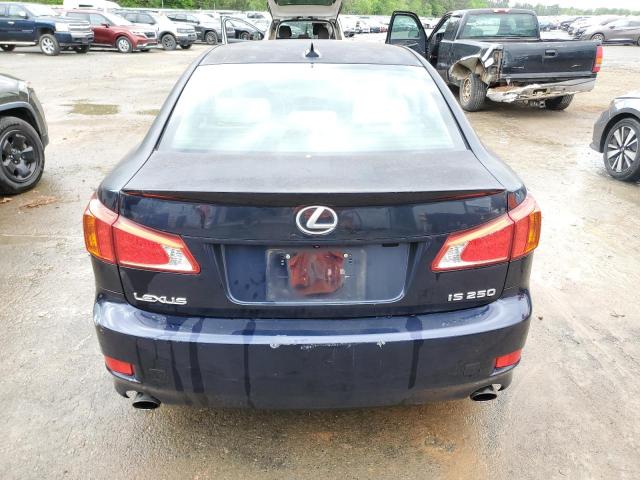 JTHBK262X95088352 - 2009 LEXUS IS 250 BLUE photo 6