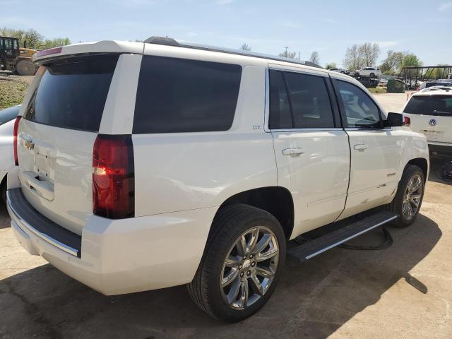 1GNSKCKC8FR579357 - 2015 CHEVROLET TAHOE K1500 LTZ WHITE photo 3