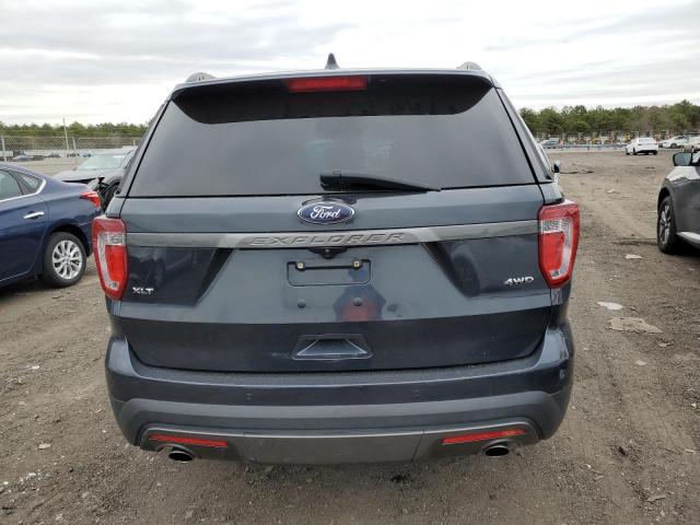 1FM5K8D80HGA52743 - 2017 FORD EXPLORER XLT CHARCOAL photo 6