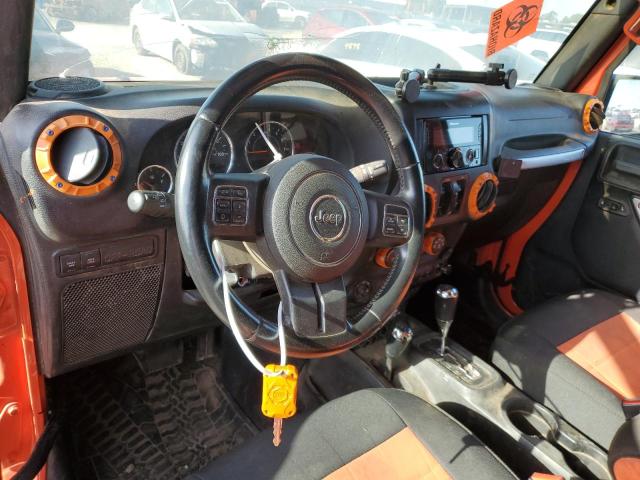 1C4BJWFG5FL668171 - 2015 JEEP WRANGLER RUBICON ORANGE photo 8