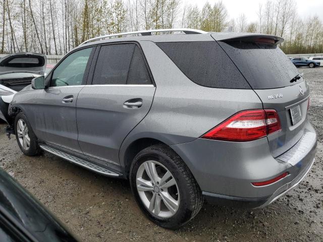4JGDA5HB5DA189810 - 2013 MERCEDES-BENZ ML 350 4MATIC GRAY photo 2