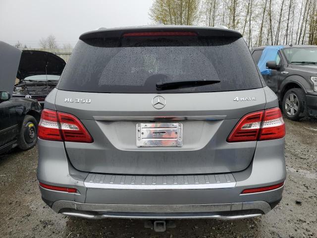 4JGDA5HB5DA189810 - 2013 MERCEDES-BENZ ML 350 4MATIC GRAY photo 6