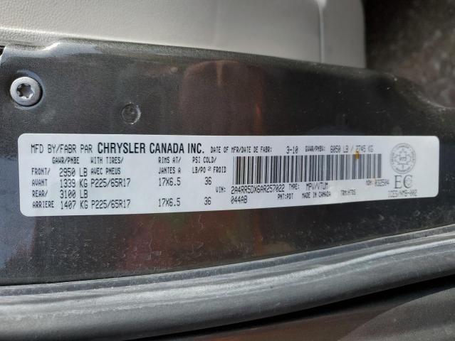 2A4RR5DX6AR257022 - 2010 CHRYSLER TOWN & COU TOURING 银色 照片 13