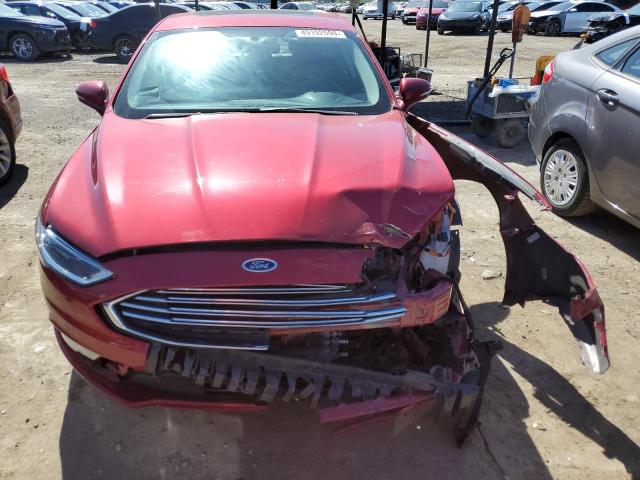 3FA6P0PUXHR277108 - 2017 FORD FUSION SE PHEV RED photo 5