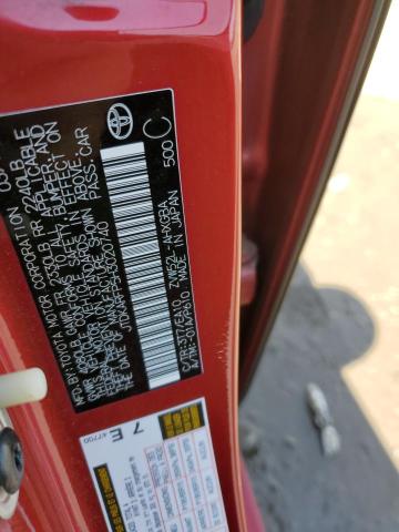 JTDKARFP5H3020740 - 2017 TOYOTA PRIUS PRIM 勃艮第红 照片 12