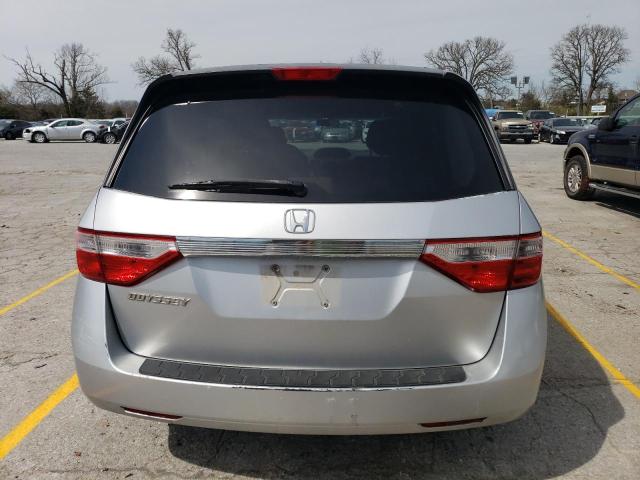 5FNRL5H4XBB004855 - 2011 HONDA ODYSSEY EX SILVER photo 6