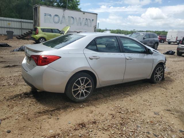 5YFBURHEXHP609681 - 2017 TOYOTA COROLLA L SILVER photo 3