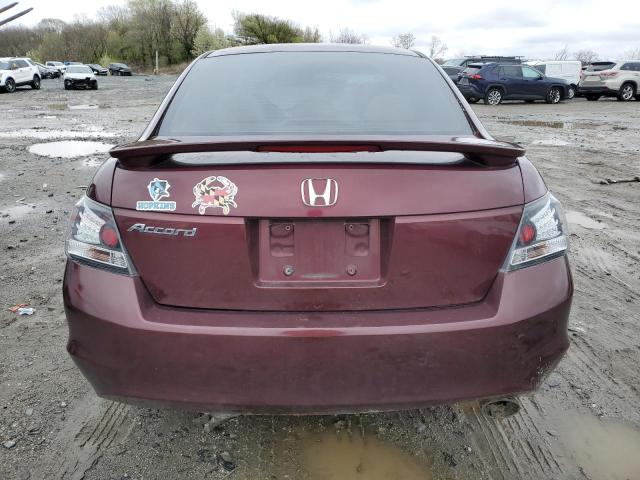 1HGCP2F43AA049057 - 2010 HONDA ACCORD LXP BURGUNDY photo 6