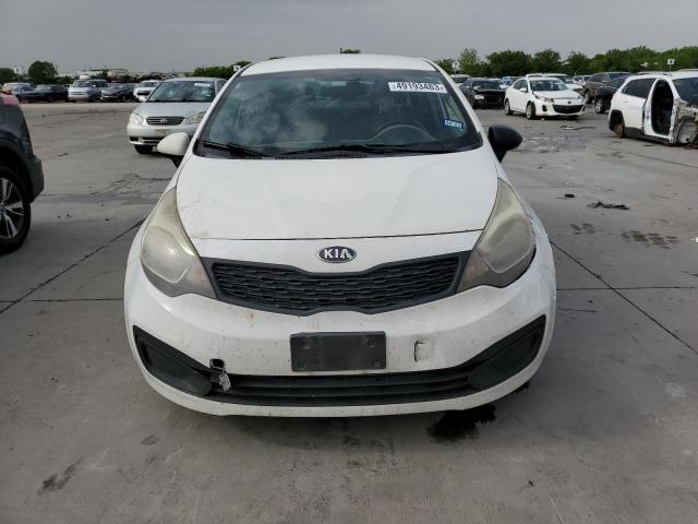 KNADM4A3XE6400655 - 2014 KIA RIO LX WHITE photo 5